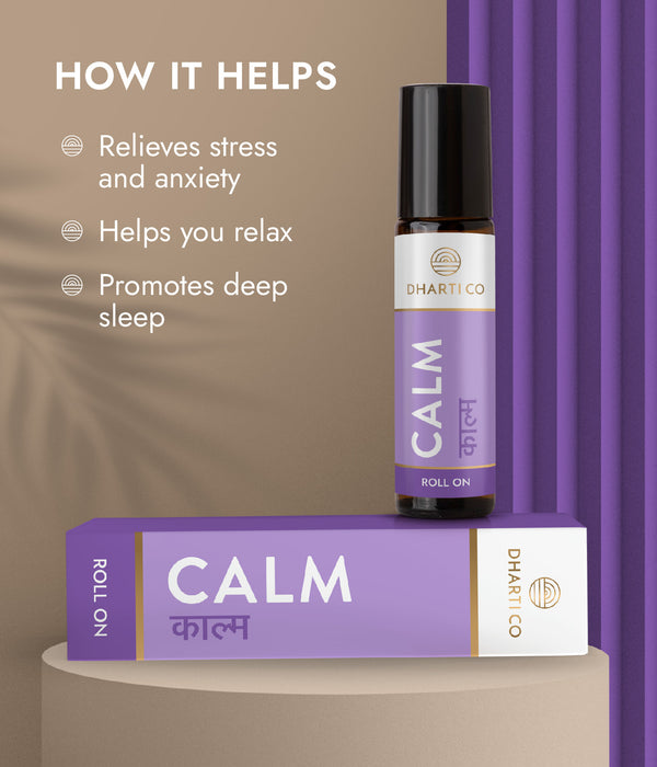 Ultimate Stress Relief Combo - Calm Roll On & Capsules, Haldi Drops