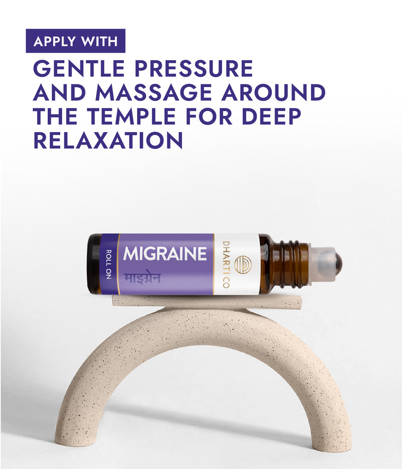Migraine Roll On - Relieves Headaches & Induces Sleep