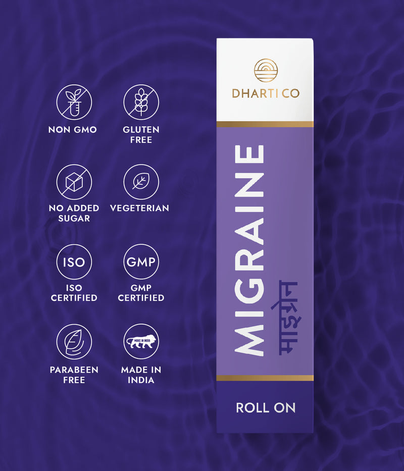 Migraine Roll On - Relieves Headaches & Induces Sleep